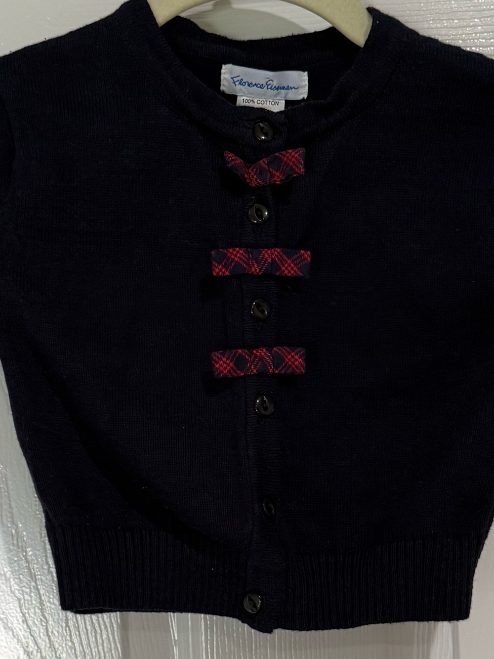 Florence Eiseman Navy Cardigan